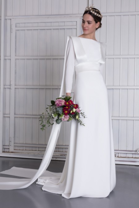 fatima long wedding dress