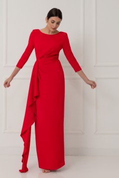 Vestido largo Petunia Rojo