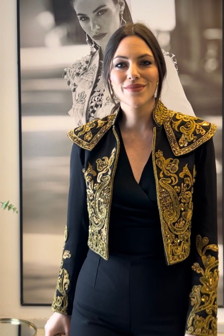 Torera Goyesca Negro y Oro