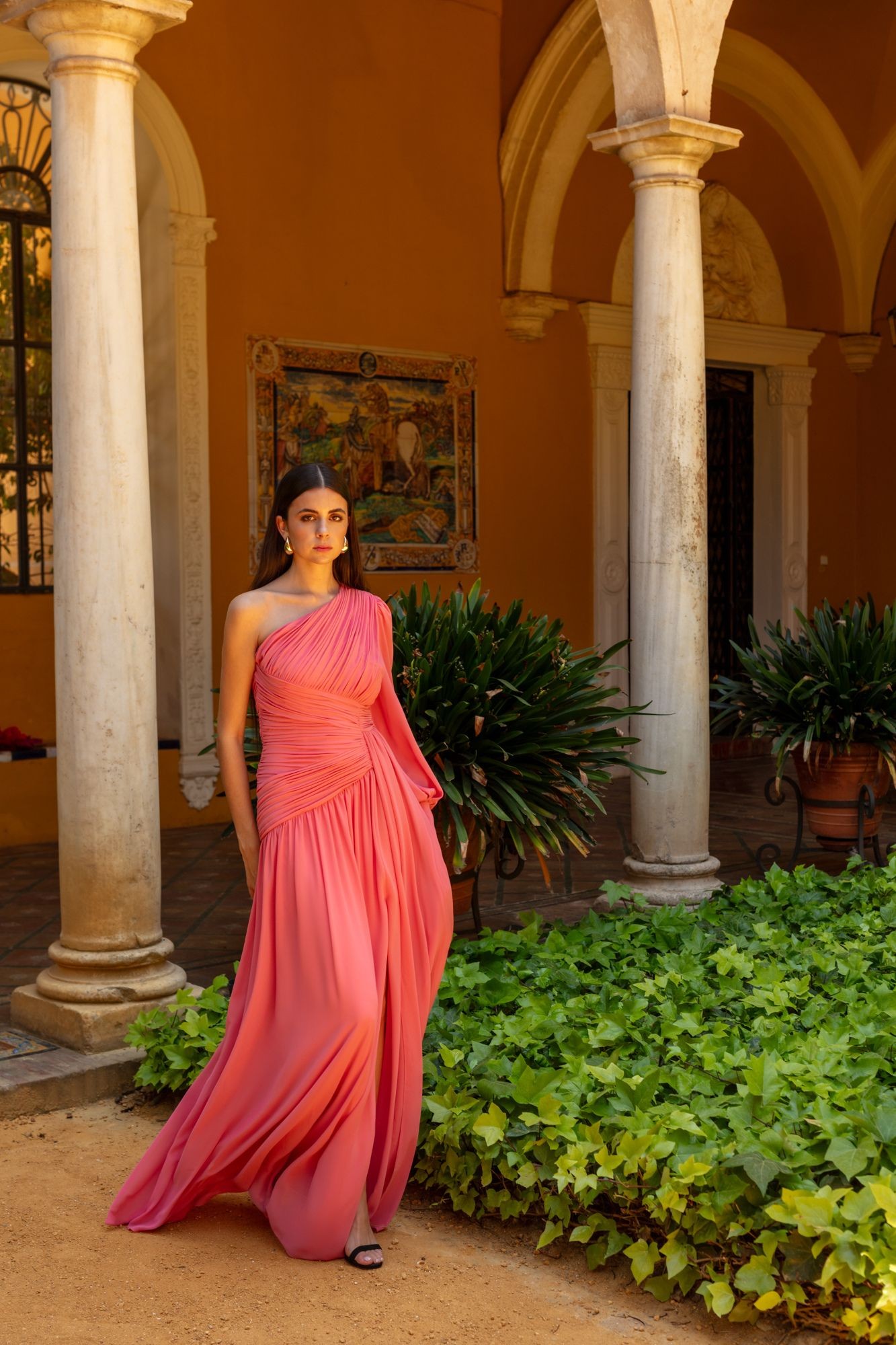 Vestido Nora Coral