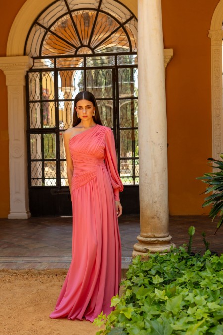 Vestido Nora Coral