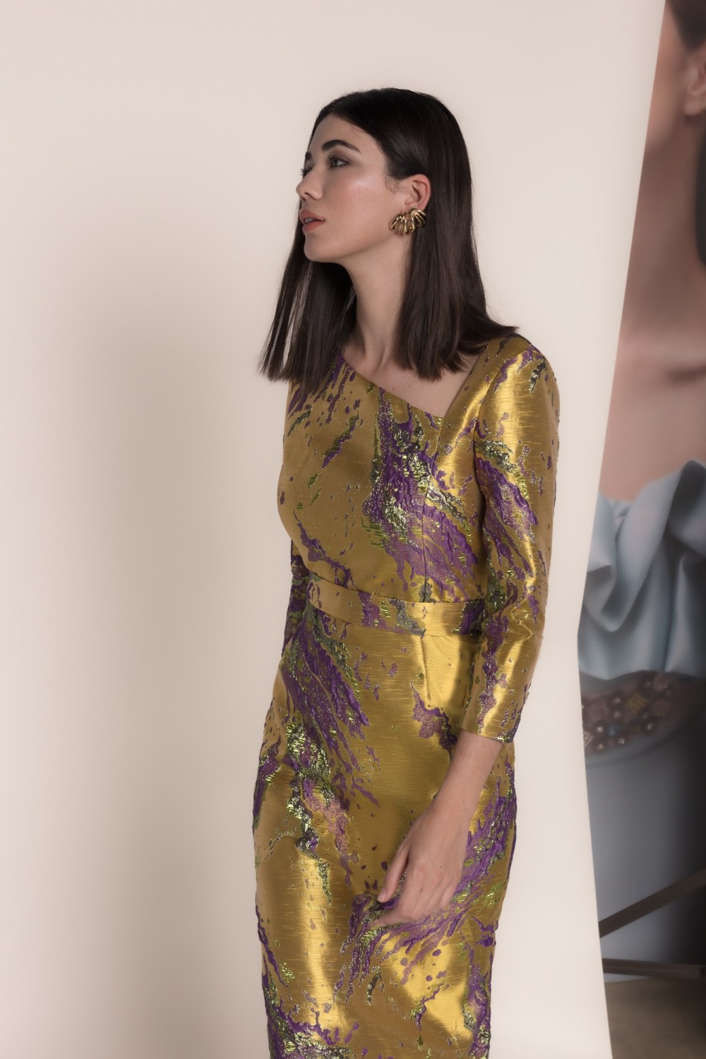 Vestido midi Sienna