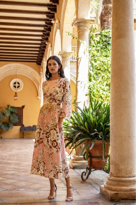 Vestido midi Clarisa