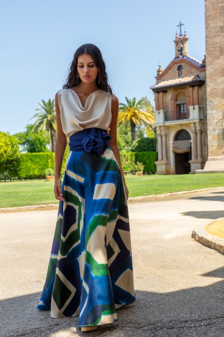 Fajín azul marino