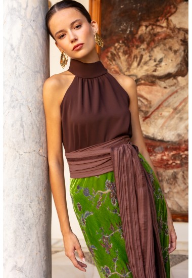 Top Halter Chocolate