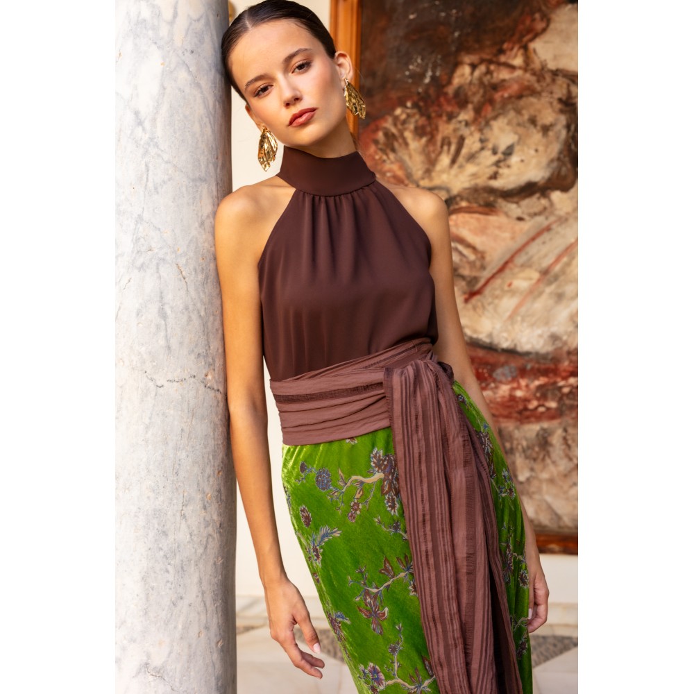 Top Halter Chocolate