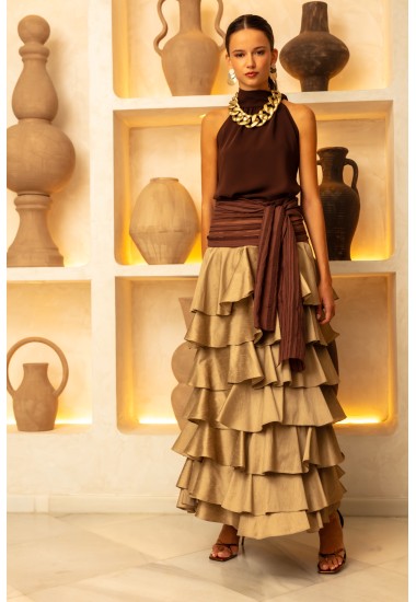 Top Halter Chocolate