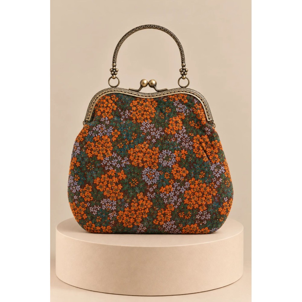 Bolso adamascado floral Verona