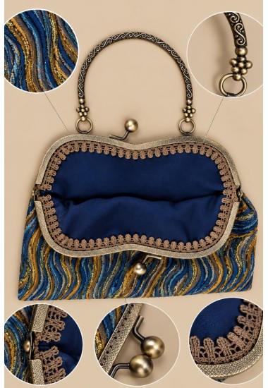 Bolso adamascado Ágata