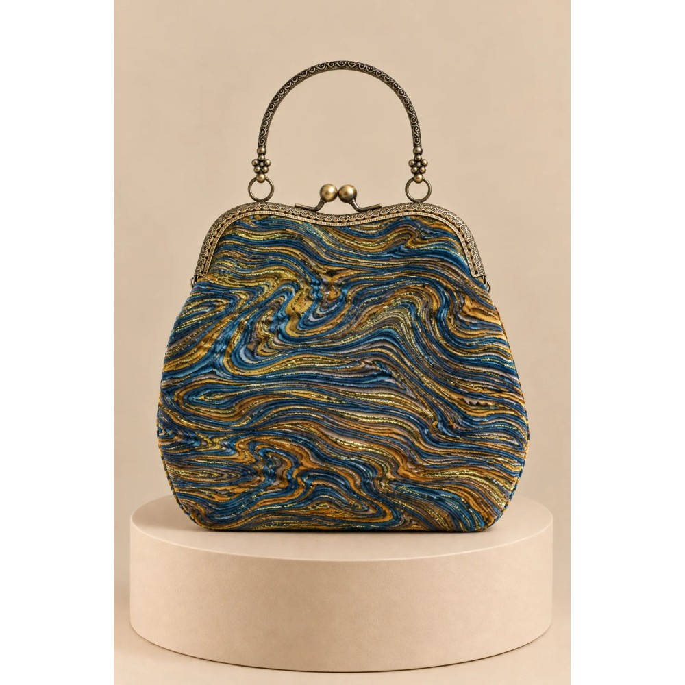 Bolso adamascado Ágata