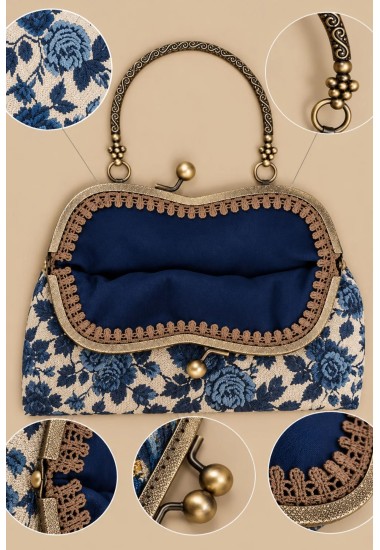 Bolso adamascado Sabina